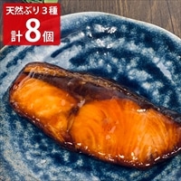 金沢 近江町 のざき 石川県産 天然ぶり 詰め合わせ 〔ぶり照焼×4、ぶり西京焼×2、ぶり酒粕焼×2 各(約)80g〕【沖縄県・離島 配送不可】