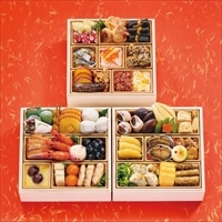 京都 むろまち加地 和風おせち 三段重 彩錦〔約3～4人前(44品目)〕【沖縄県・離島 配送不可】