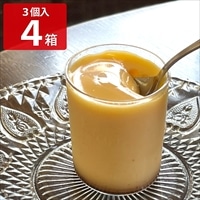 純系 名古屋コーチン卵使用 名古屋プリン 〔(90g×3個入)×4箱〕