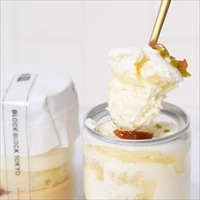 バスクレアチーズケーキ缶 アップルシナモン〔(高さ97mm、底径48mm)×4〕