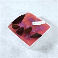 スイーツボックス 白金ティラミス 桃〔底95mm×95mm×高さ40mm〕