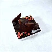 スイーツボックス 白金ミロワール ショコラ〔底95mm×95mm×高さ40mm〕