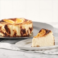 白金バスクチーズケーキ オレンジ〔4号(φ12cm、約360g)〕