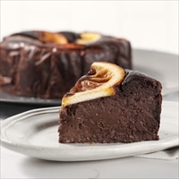 白金バスクチーズケーキ ショコラオレンジ〔4号(φ12cm、約360g)〕