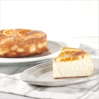白金ベイクドチーズケーキ オレンジ〔4号(φ12cm、約360g)〕