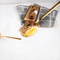 白金プレミアムモンブランプディング 皇室献上栗 山江栗〔(165×55×H35mm)×1〕