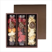 フルコレ フリーズドライ フルーツ 八角瓶 ギフトセット〔レインボー、MIX、パイン/マンゴー〕