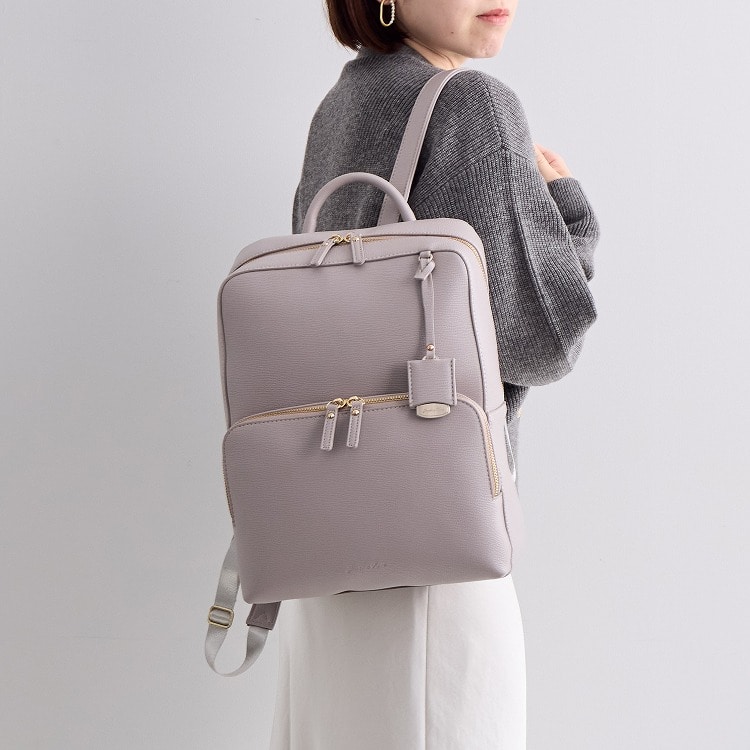 Jewelna Rose フレイヤ・リュック2 A4ジャストサイズ 16125 09:ライトグレー A4ジャスト