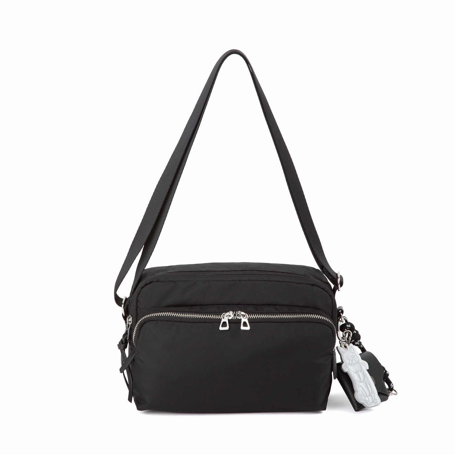 ace./エース HAyU フィカス ショルダーバッグ 横型 19102 01:ブラック ショルダーバッグ M