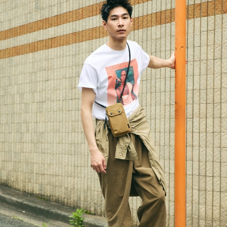 UNTRACK CITY/3LS スマホショルダー 60371 05:マスタード スマホショルダー