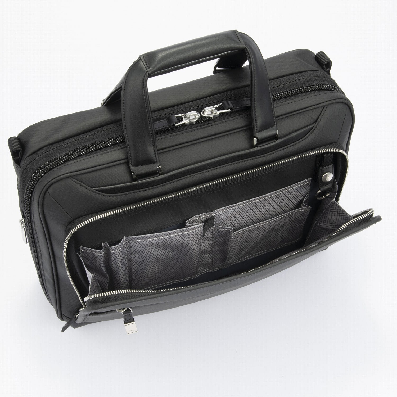 ace./エース EVL-4.0 10th LTD ブリーフ 1気室 A4 14インチPC ビジネスバッグ 68951 03:ネイビー A4ブリーフ/1気室エキスパンダブル/13-17L