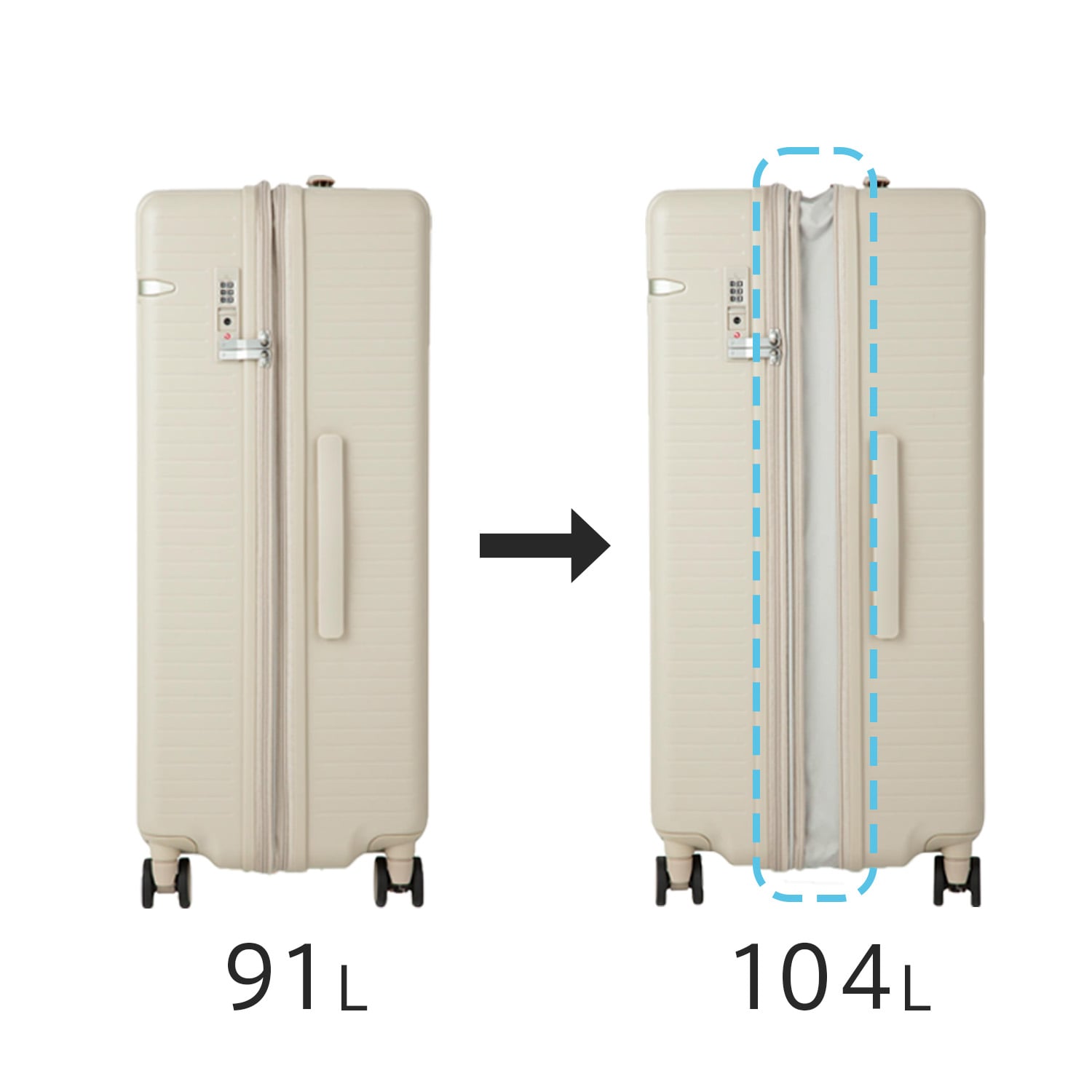 ace./エース ウィーベルZ 拡張機能 キャスターストッパー 91/104L 09213 10:レッド 91/104L