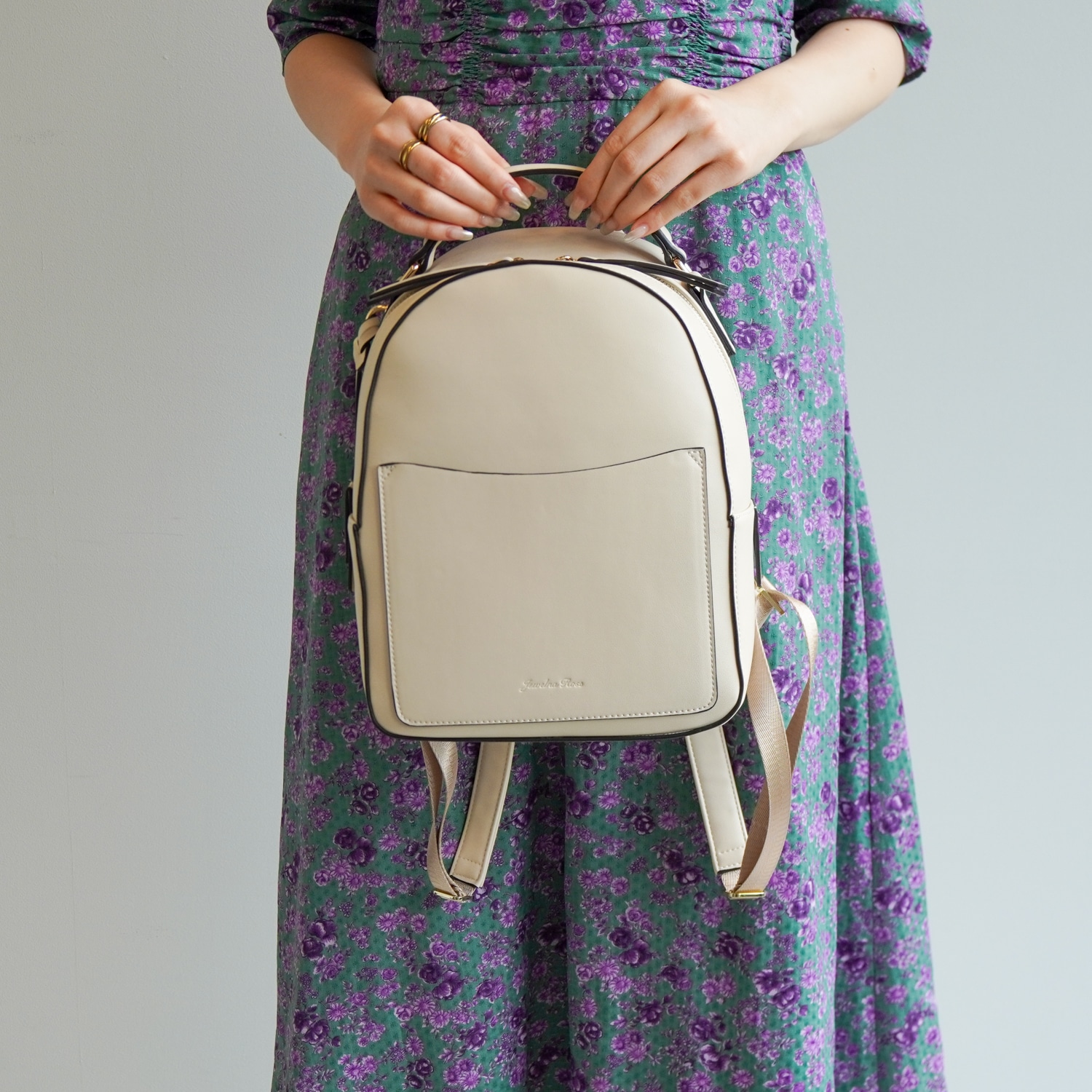 Jewelna Rose オロール リュックサック レディースバッグ 16176 06:アイボリー リュックサック