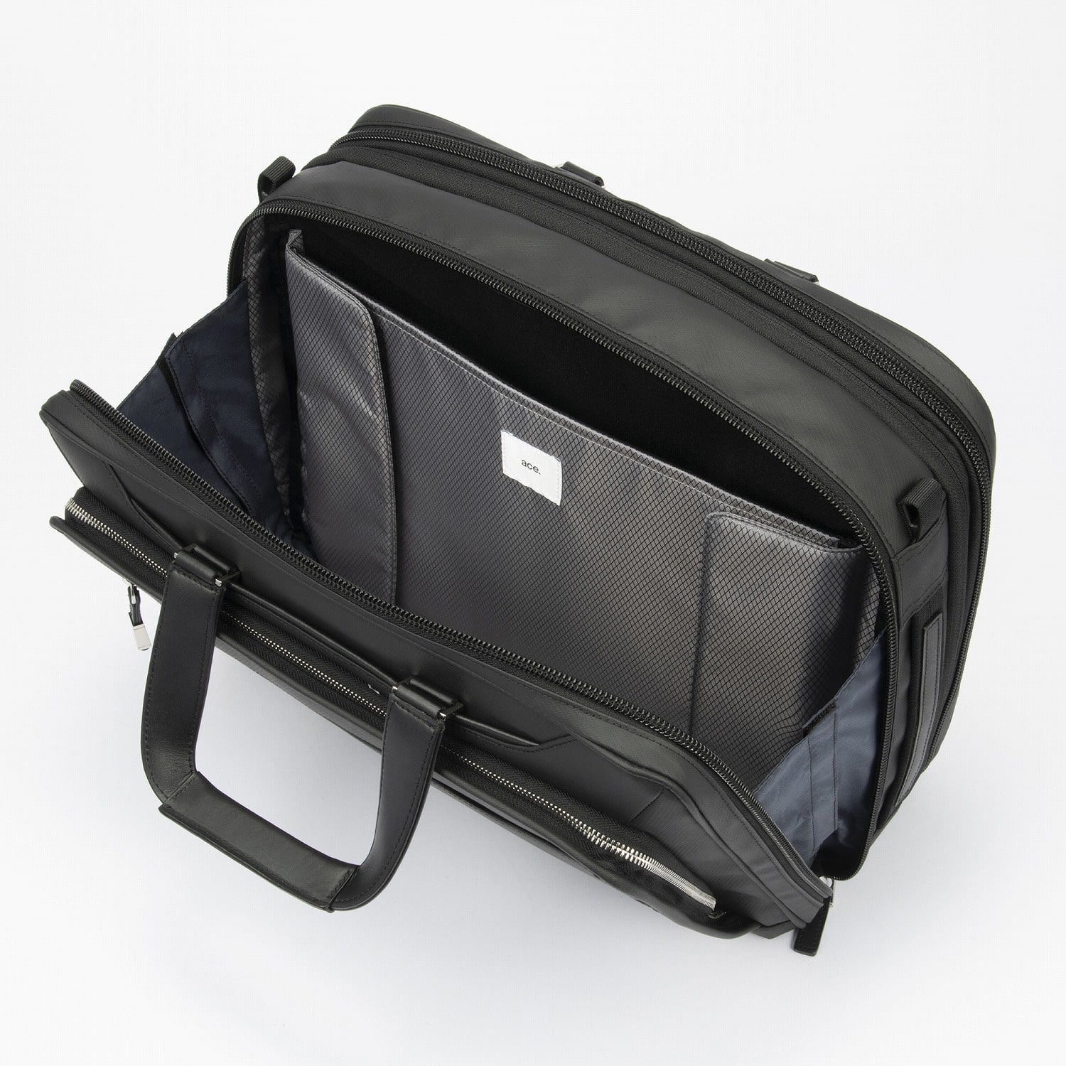 ace./エース EVL-4.0 10th LTDブリーフ 2気室 エキスパンダブル B4 15.6インチPC ビジネスバッグ 68952 03:ネイビー B4ブリーフ/2気室エキスパンダブル/20-25L