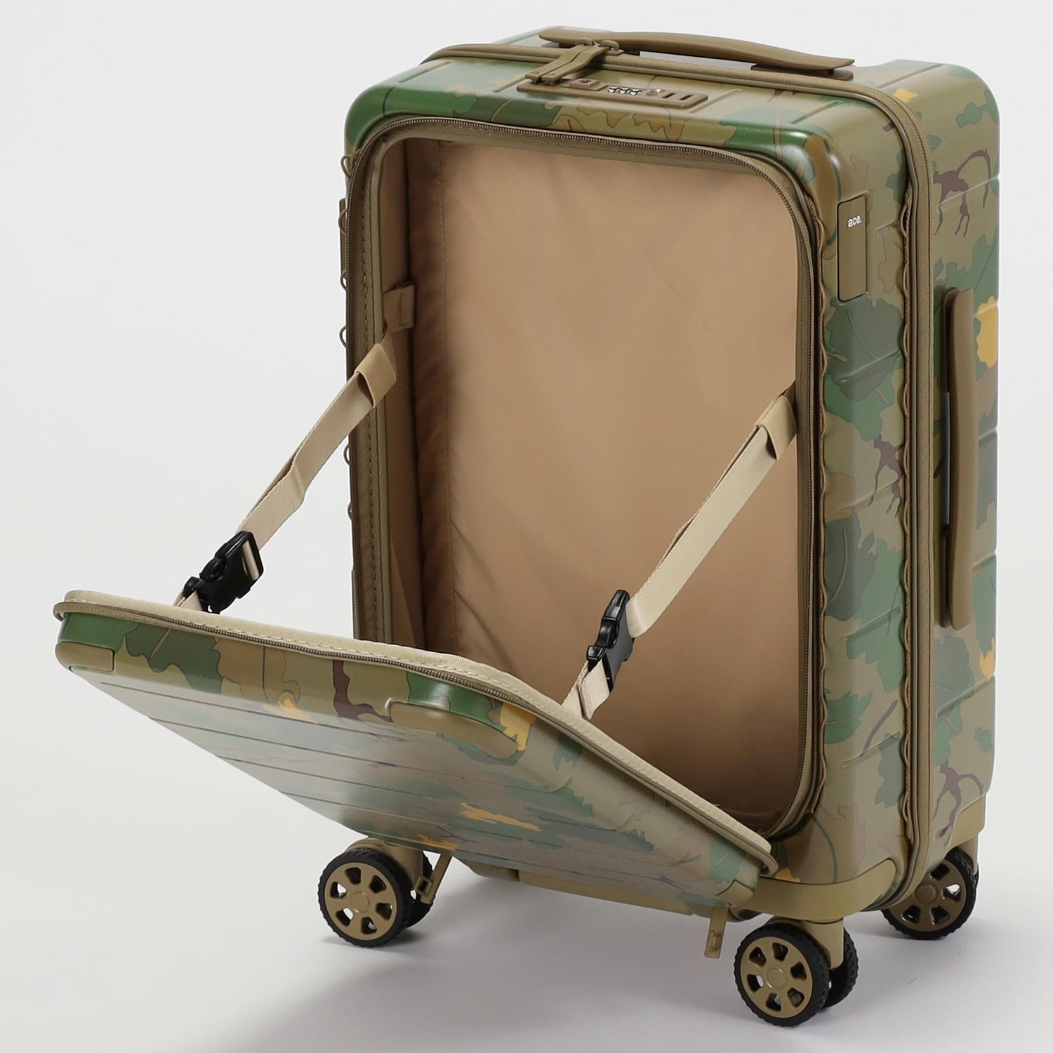 ace./エース テオフィールドOD 32L スーツケース アウトドア 機内持ち込み ショルダーバッグ付属 09061 04:ミッチェル 32リットル