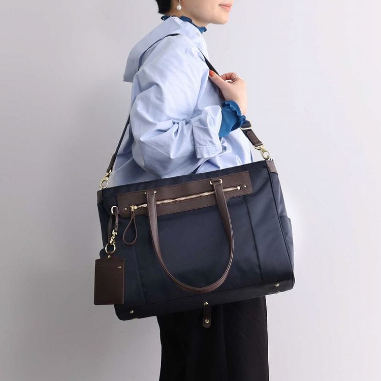 【セール価格】ace./エース ビエナ3 A4 14.0インチサイズ トートバッグ レディースビジネス 68701 03:ネイビー トートバッグ/14.0インチPC収納