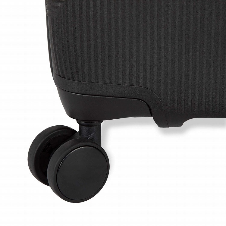 RIMINI/リミニ INJ417 スーツケース 機内持ち込み 双輪 32/37L エキスパンダブル 05821 01:ブラック 32/37L