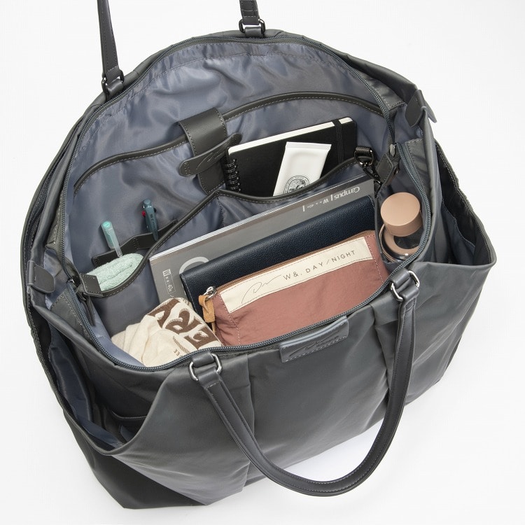 W&.Day/Night スック トートバッグ B4 15.6インチPC 送料無料 15185 09:ダークグレー トートバッグ B4/15.6インチPCサイズ