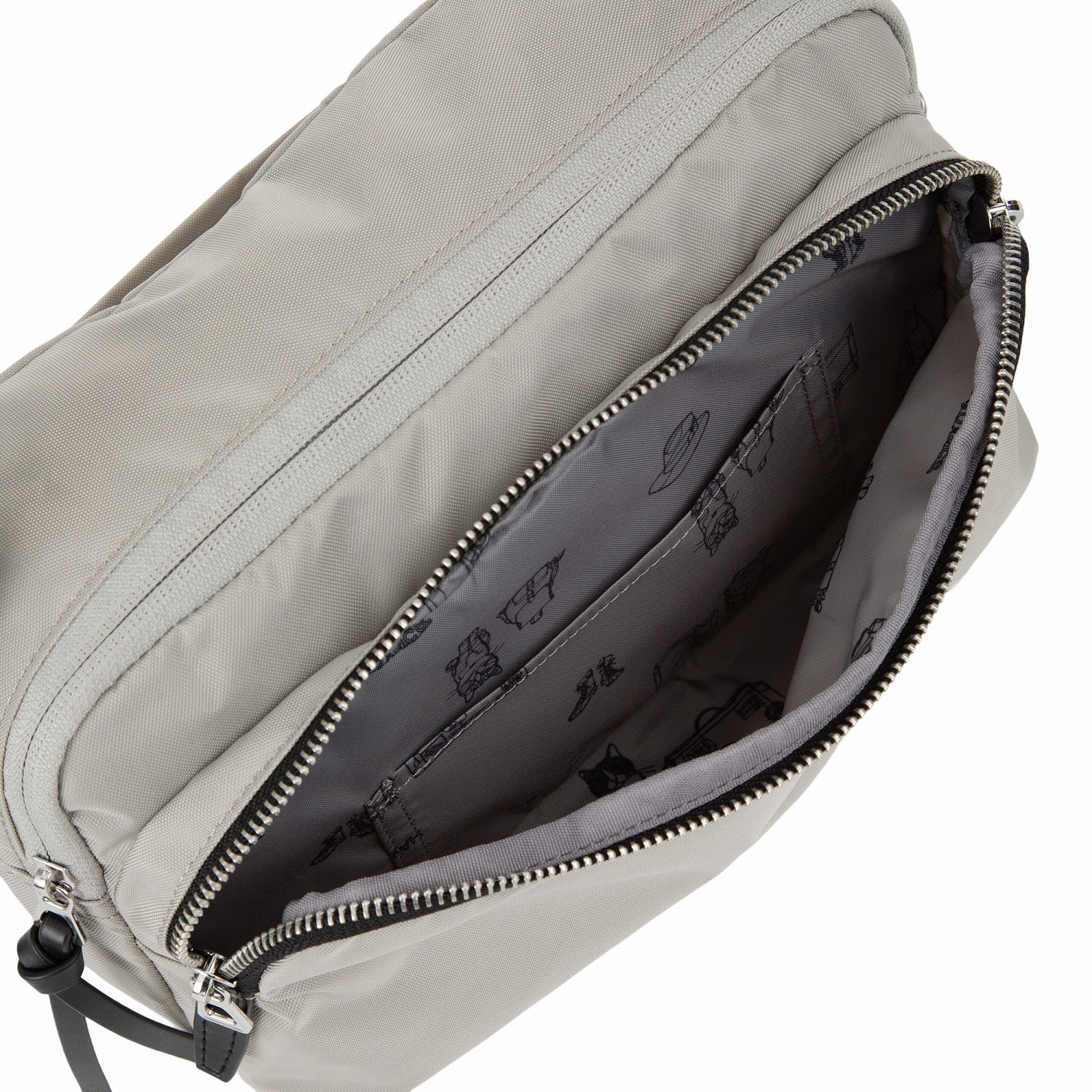 ace./エース HAyU フィカス ショルダーバッグ 横型 19102 09:チャコール ショルダーバッグ M