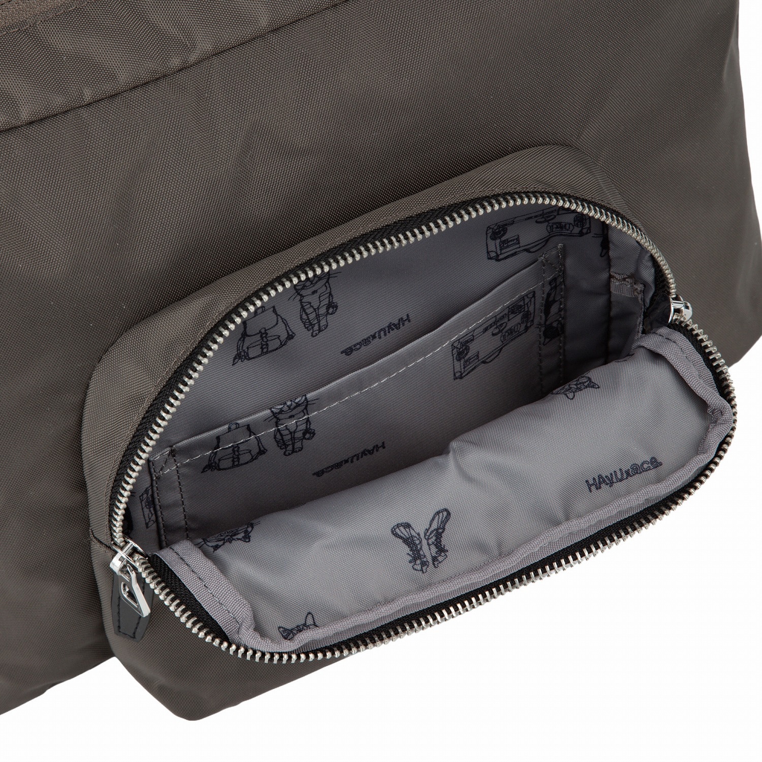 ace./エース HAyU フィカス ショルダーバッグ 19103 09:チャコール ショルダーバッグ L