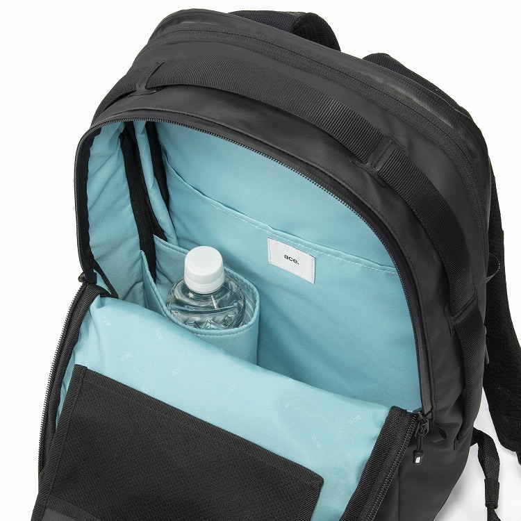 ace./エース ラグレンティスエアV リュック A4ファイル/14.0インチPC対応 バックパック エキスパンダブル 送料無料 68671 01:ブラック A4ファイル/14.0インチPC対応