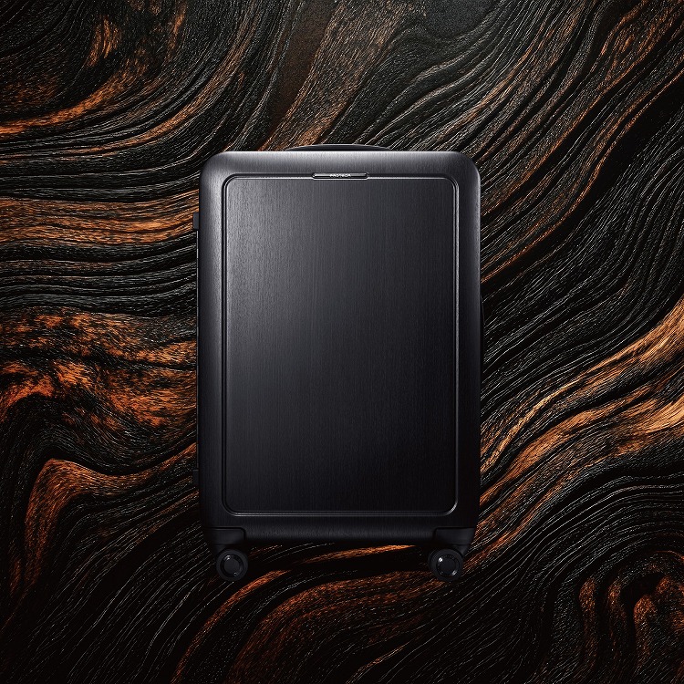 PROTECA/プロテカ スーツケース J5 シスイF 40リットル 日本製 フレームタイプ 双輪 キャスターストッパー 送料無料 00571 01:黒檀/エボニーブラック 40L