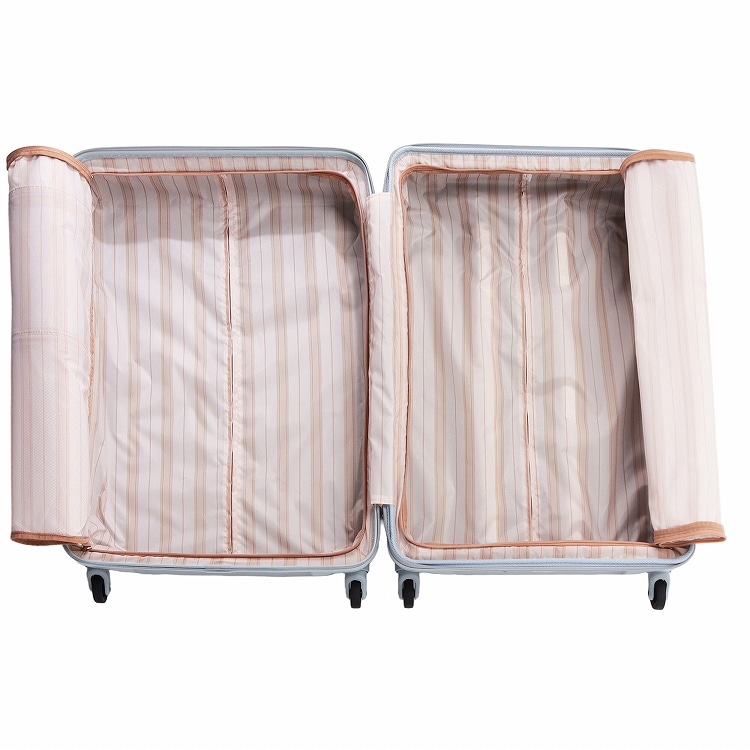 Jewelna Rose スーツケース フォギージュエル トローリー 85/100L Lサイズ 送料無料 05903 15:ブルーグレー Lサイズ