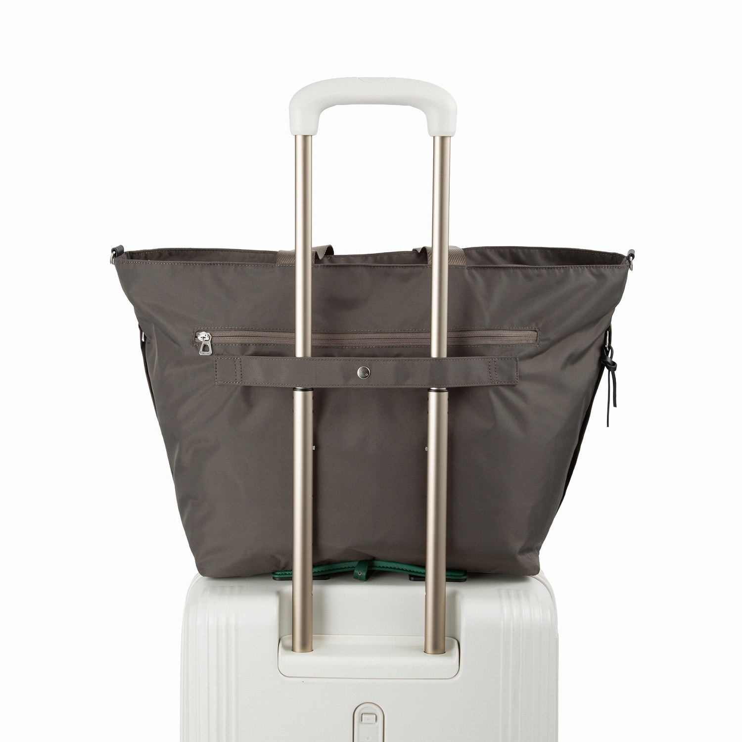 ace./エース HAyU フィカス ボストントートバッグ 19107 06:ライトグレー ボストントートバッグ