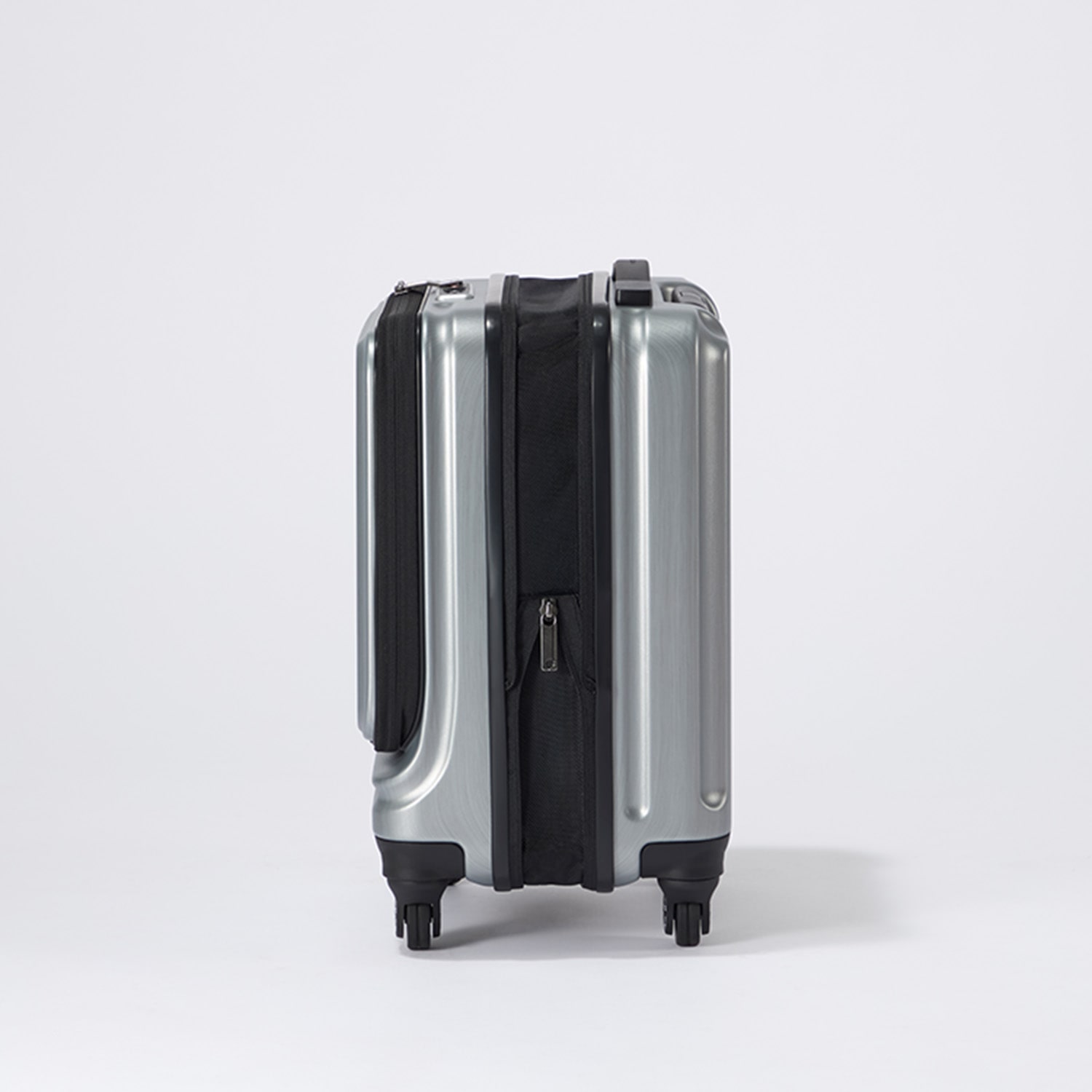 PROTECA/プロテカ フレスターEX 機内持ち込み キャスターストッパー フロントオープン 26/33L 01550 02:ガンメタリックヘアライン 26/33L