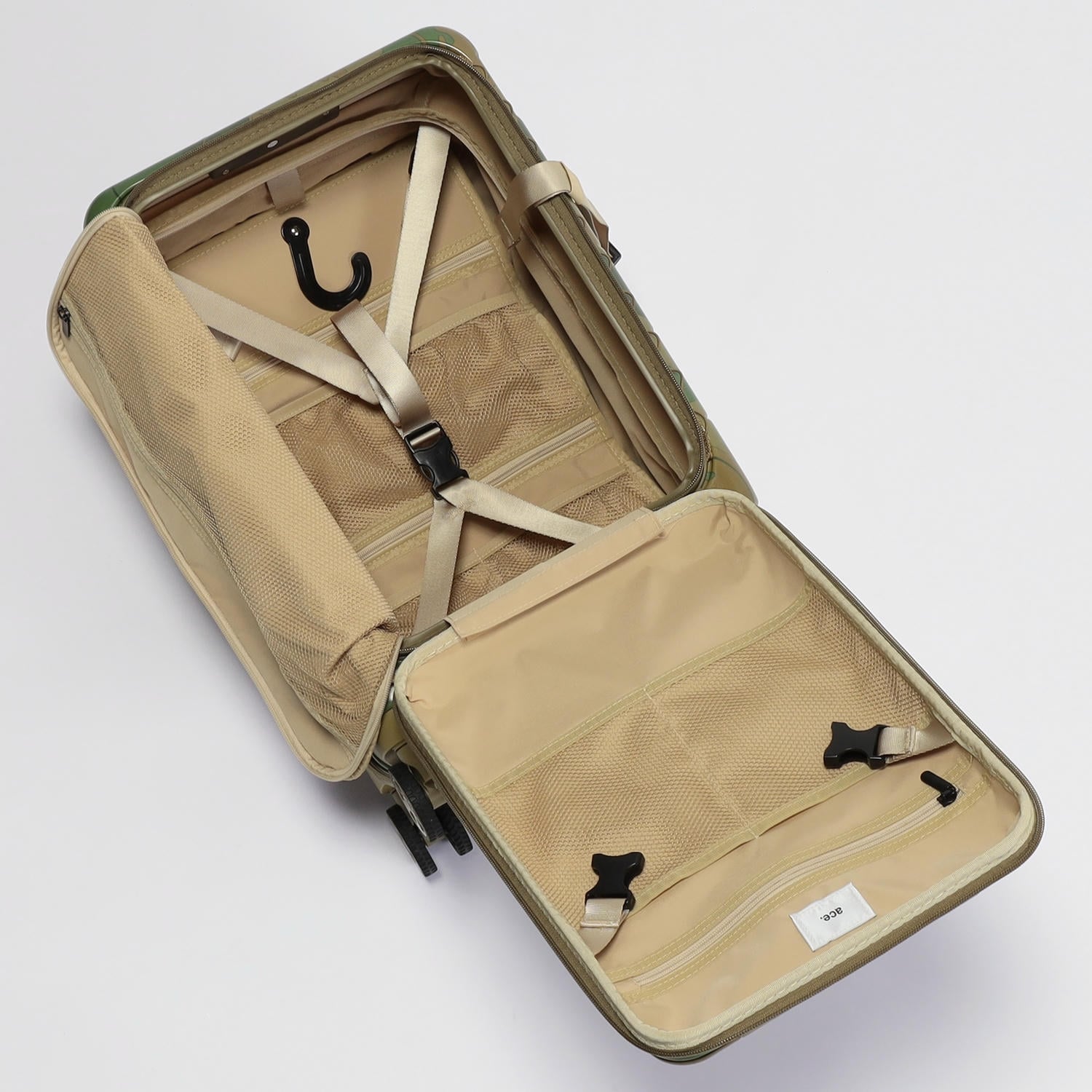 ace./エース テオフィールドOD 32L スーツケース アウトドア 機内持ち込み ショルダーバッグ付属 09061 04:ミッチェル 32リットル