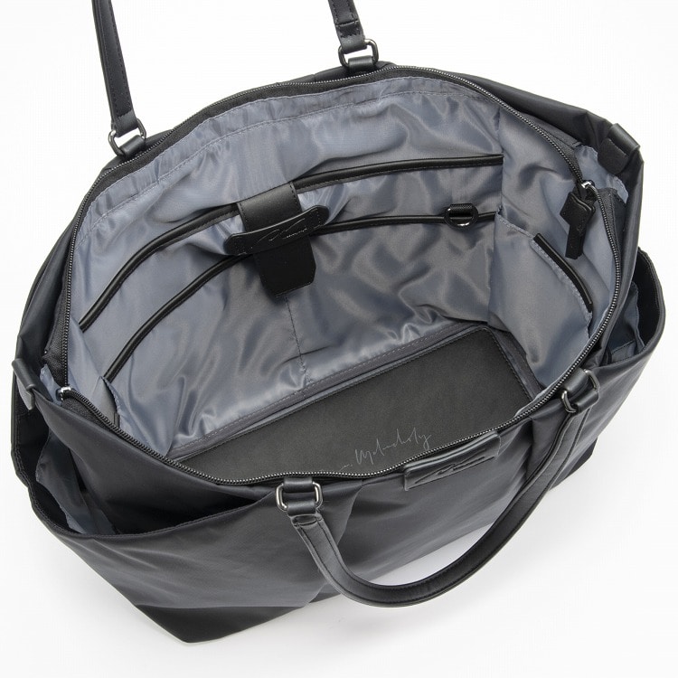 W&.Day/Night スック トートバッグ A4 13.3インチPC 15184 01:ブラック トートバッグ A4/13.3インチPCサイズ