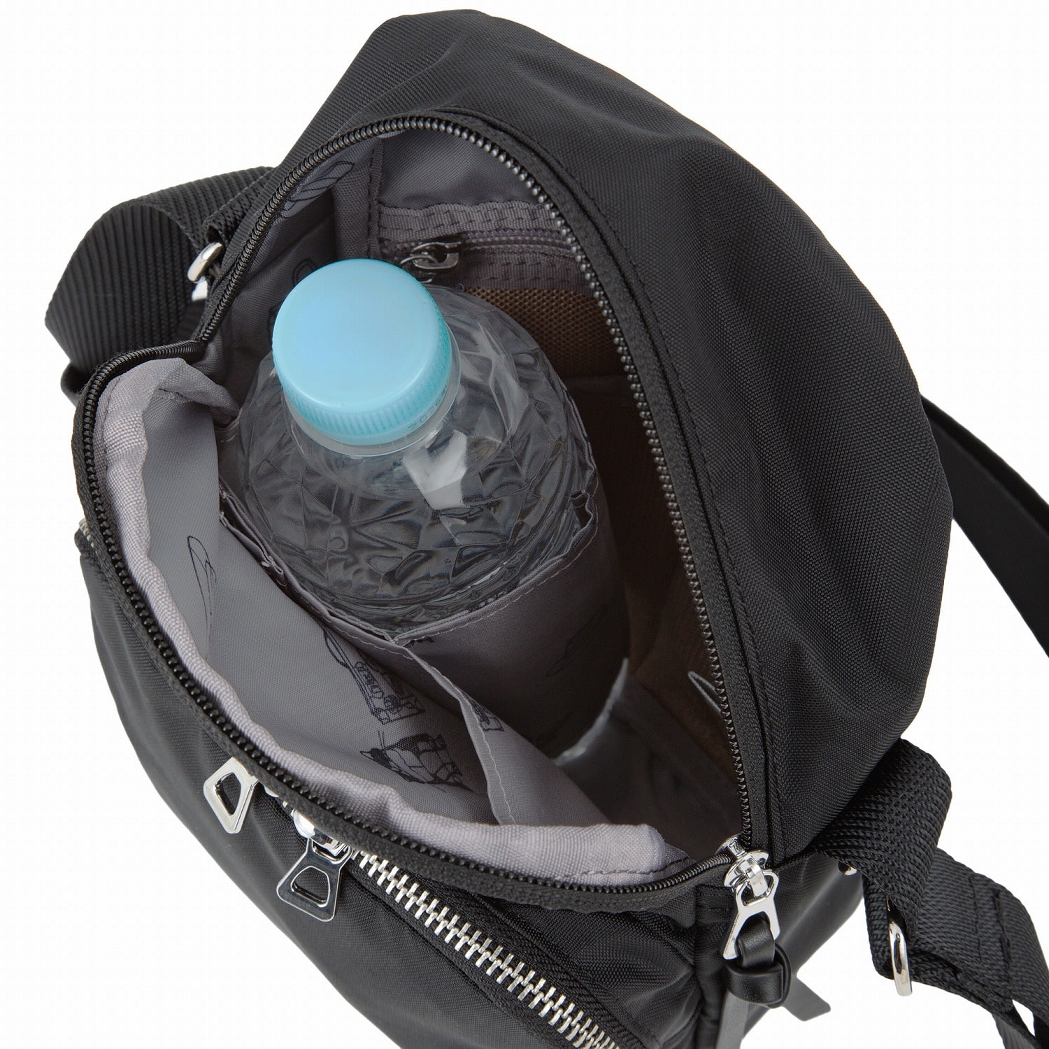 ace./エース HAyU フィカス ショルダーバッグ 縦型 19101 06:ライトグレー ショルダーバッグ S