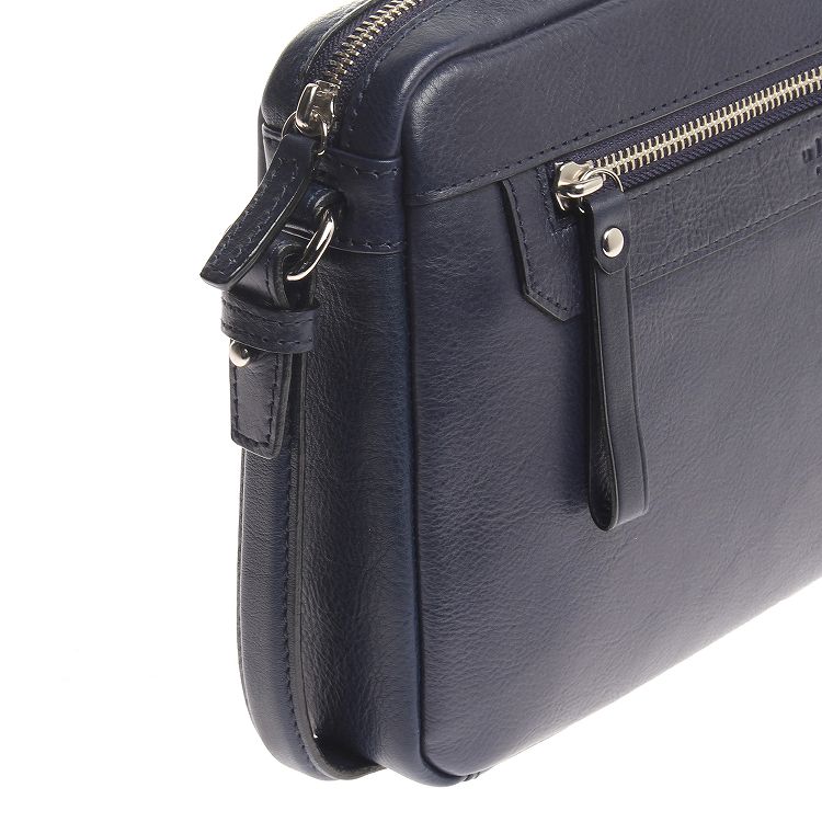 ultima TOKYO/ウルティマ トーキョー ケヴィン セカンドバッグ クラッチバッグ レザー 77992 01:ブラック クラッチ(ラウンド型)