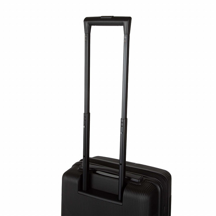 RIMINI/リミニ INJ417 スーツケース 機内持ち込み 双輪 32/37L エキスパンダブル 05821 01:ブラック 32/37L