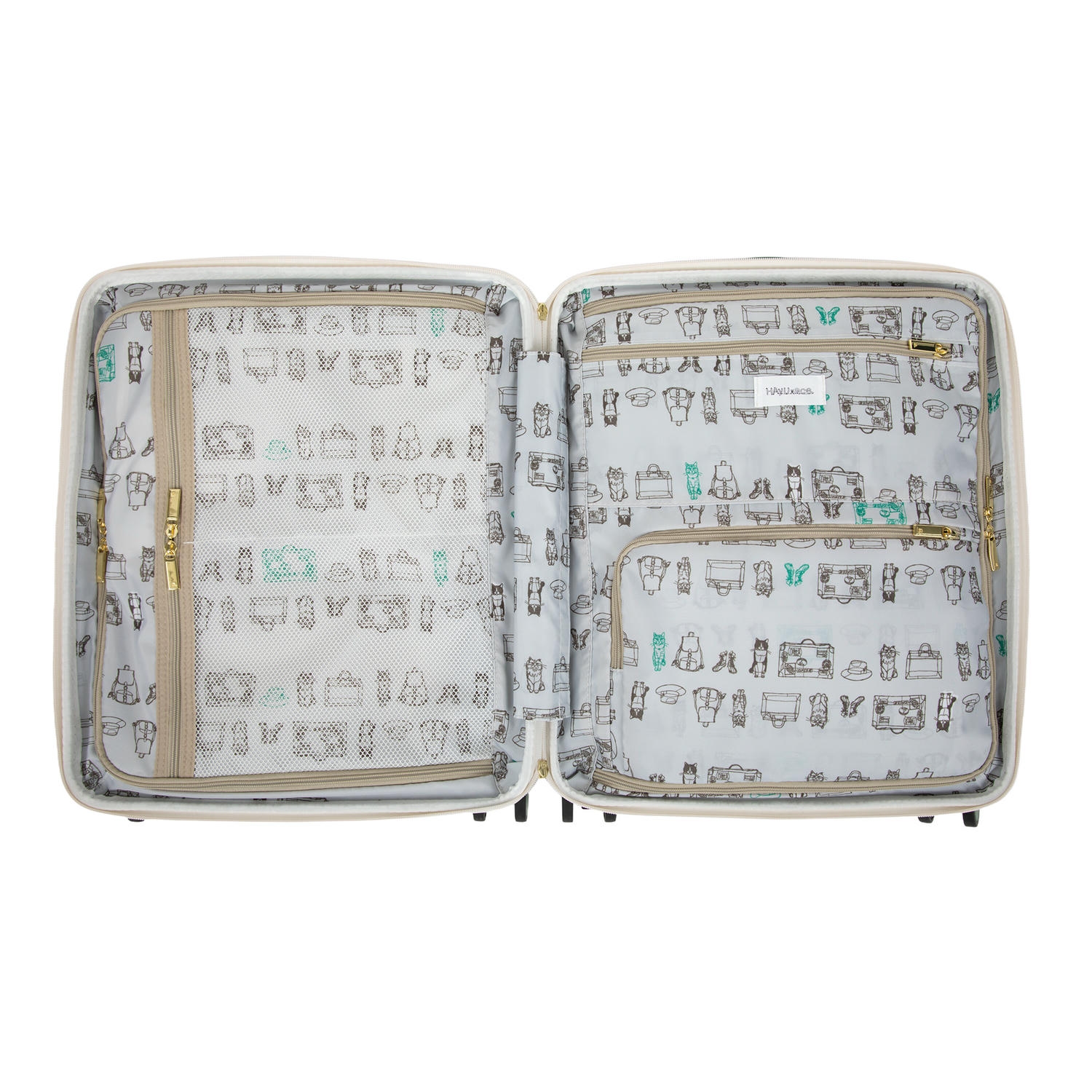 ace./エース HAyU セダム スーツケース 機内持ち込み 40L 09081 06:アイボリー 40L