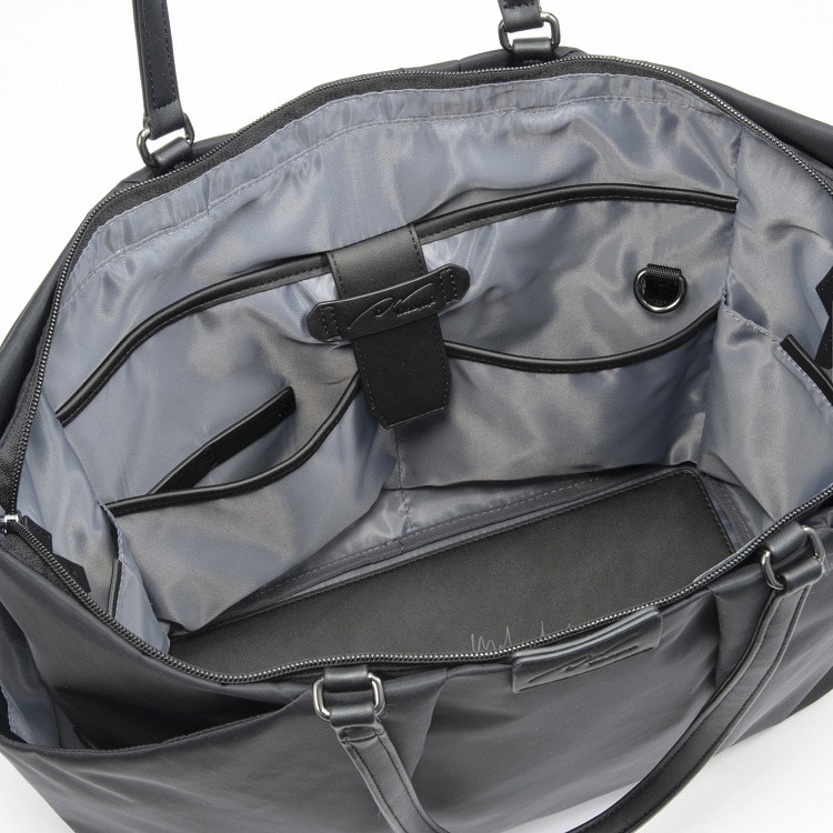 W&.Day/Night スック トートバッグ A4 13.3インチPC 15184 01:ブラック トートバッグ A4/13.3インチPCサイズ