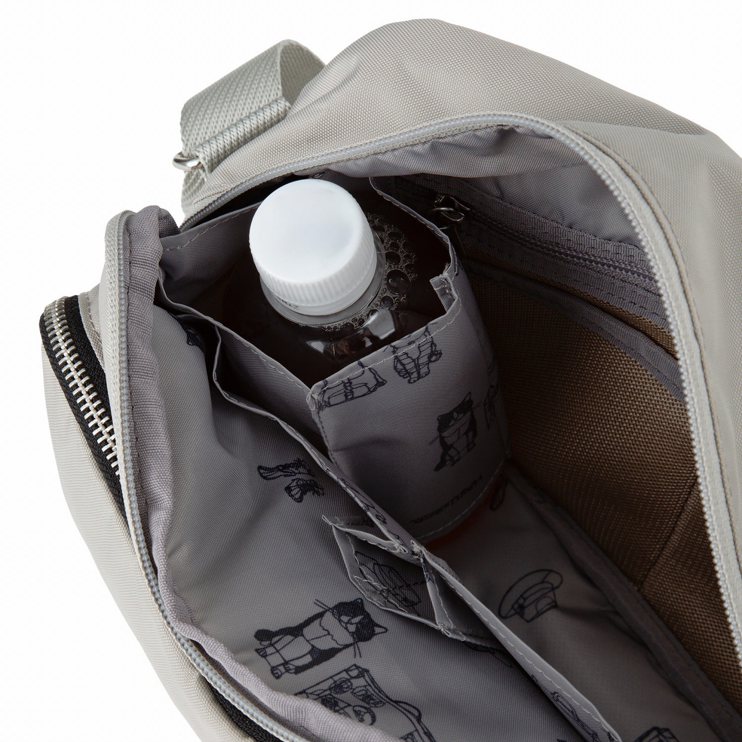 ace./エース HAyU フィカス ショルダーバッグ 横型 19102 09:チャコール ショルダーバッグ M