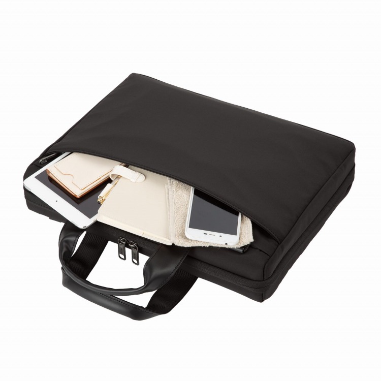 ACE アーレイF ビジネスブリーフ A4ファイル収納 14インチPC 68841 01:ブラック ブリーフケース