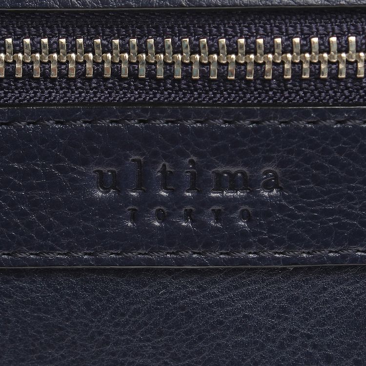 ultima TOKYO/ウルティマ トーキョー ケヴィン セカンドバッグ クラッチバッグ レザー 77992 01:ブラック クラッチ(ラウンド型)