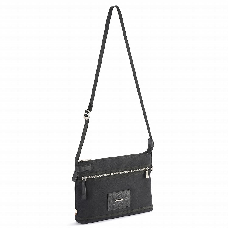 【セール価格】Orobianco/オロビアンコ ピオニエーレ ショルダーバッグ 92931 01:ブラック ショルダーバッグ ヨコ