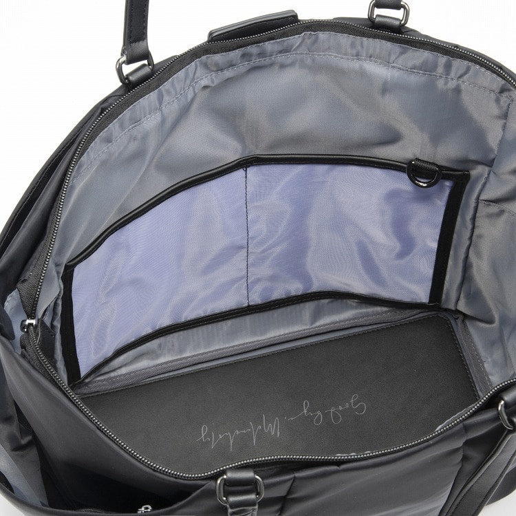 W&.Day/Night スック トートバッグ A4 13.3インチPC 15184 01:ブラック トートバッグ A4/13.3インチPCサイズ