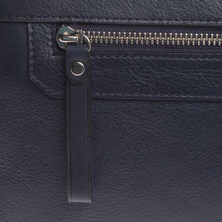 ultima TOKYO/ウルティマ トーキョー ケヴィン セカンドバッグ クラッチバッグ レザー 77992 01:ブラック クラッチ(ラウンド型)