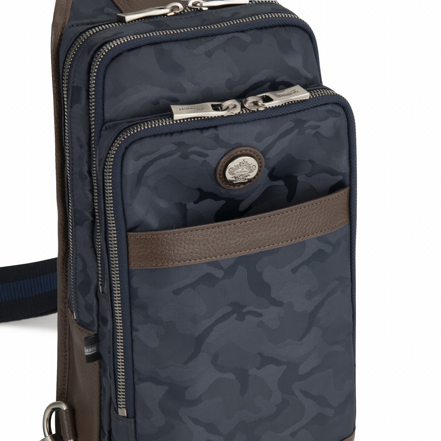 【30周年記念モデル】Orobianco/オロビアンコ ソロペルテ 30th ボディバッグ 5L 93194 01:ブラック ボディバッグ 5L