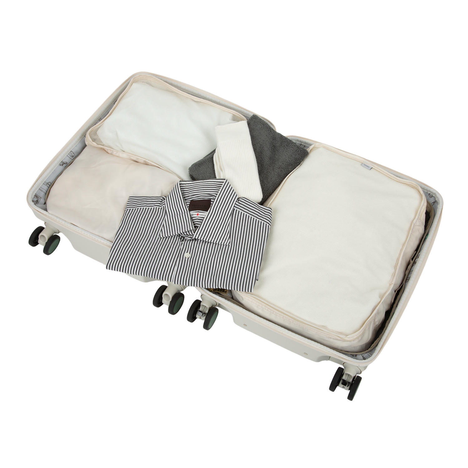 ace./エース HAyU セダム スーツケース 機内持ち込み 40L 09081 06:アイボリー 40L