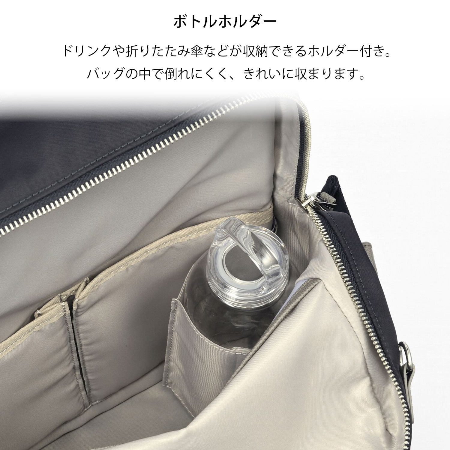 W&.Day/Night リッカノーツ スクエアリュック A4サイズ 13.3インチPC収納 19161 09:ダークグレー A4/13.3インチPC収納