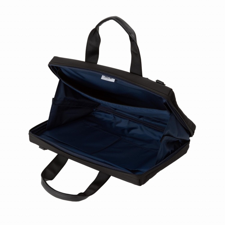 ACE アーレイF ビジネスブリーフ A4ファイル収納 14インチPC 68841 01:ブラック ブリーフケース