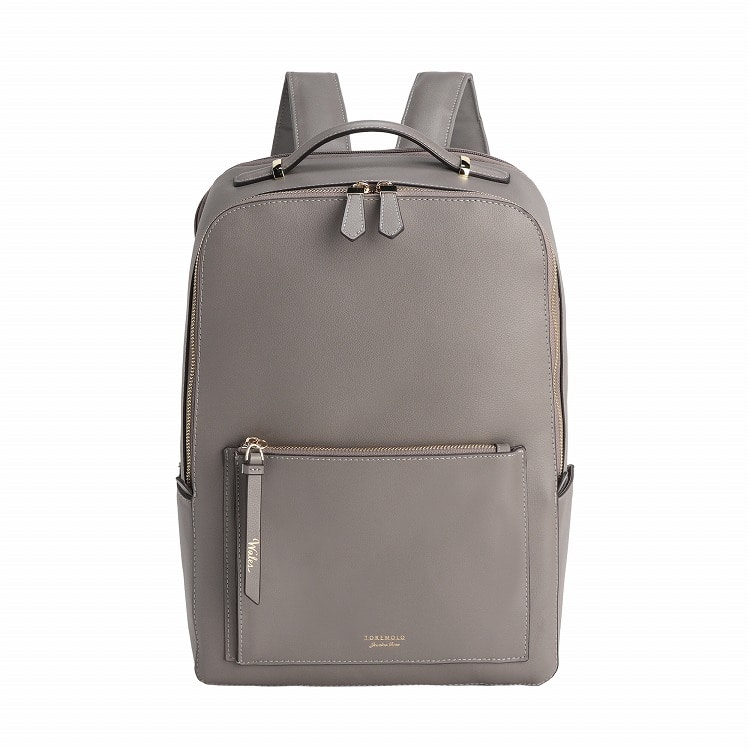 Jewelna Rose ウェールズ リュックサック A4サイズ 13.3インチPC収納 本革 送料無料 11925 12:グレー A4サイズ