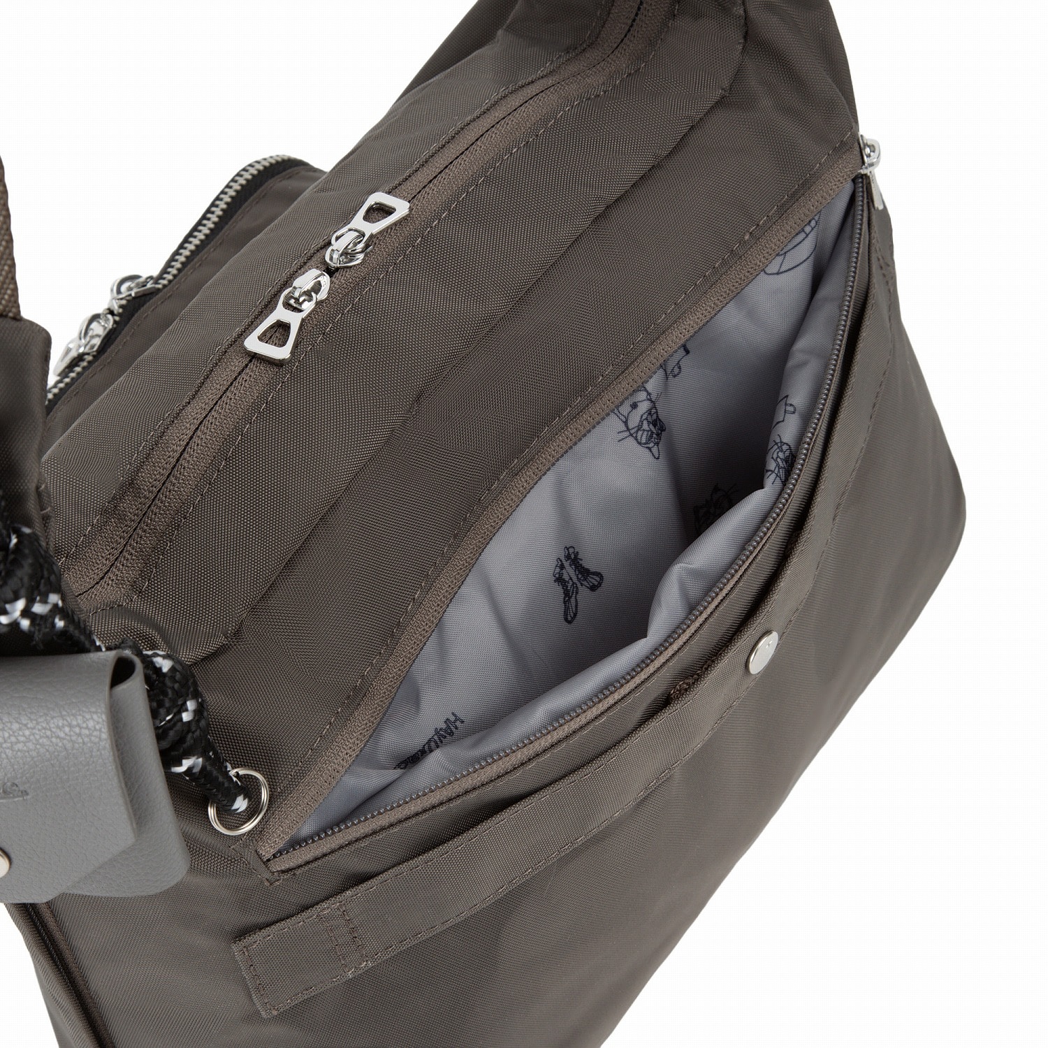 ace./エース HAyU フィカス ショルダーバッグ 19103 09:チャコール ショルダーバッグ L