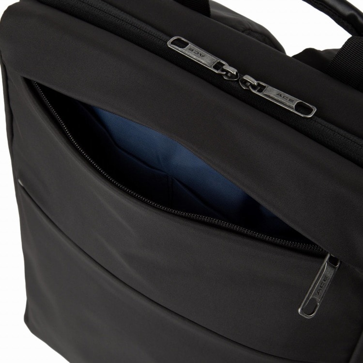 ACE アーレイF ビジネスリュック A4ファイル収納 14インチPC 68842 01:ブラック リュック