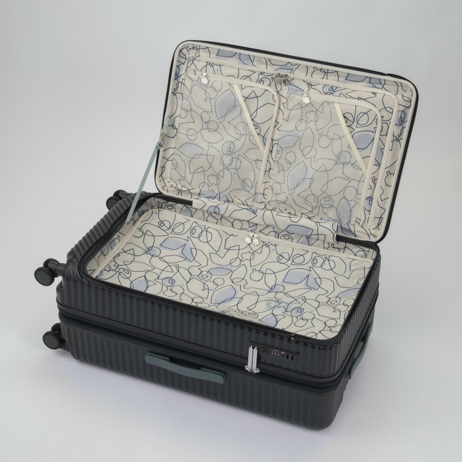 HaNT/ハント ココント スーツケース フロントオープン 88/102L 05517 03:サロネイビー 88/102リットル